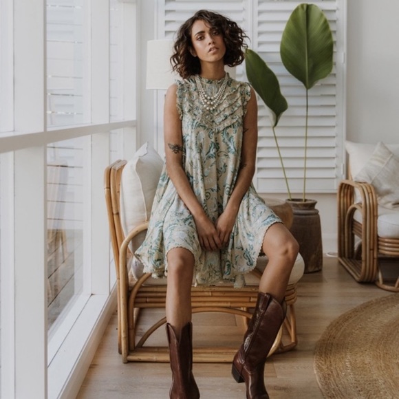 NWOT Spell Aurora Tunic Dress Sz L - Picture 4 of 16